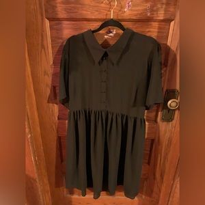 Foxblood Courtney Mesh Baby Doll Dress